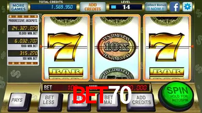 Cassino ao vivo da BET70 com dealers reais
